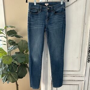 J. Crew Women's Skinny Jeans - Dark Blue